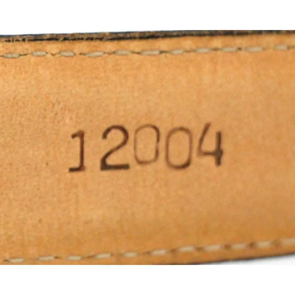 USA STITCHED BLACK GENUINE LEATHER 1 1/8